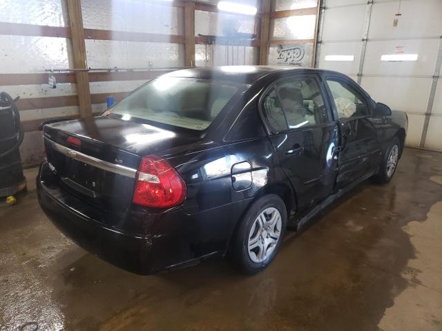 1G1ZS58F97F170882 - 2007 CHEVROLET MALIBU LS 黑色 照片 4