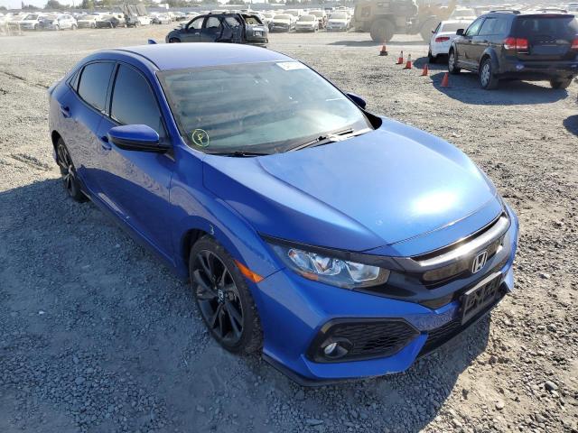 SHHFK7H41HU424433 - 2017 HONDA CIVIC SPOR BLUE photo 1