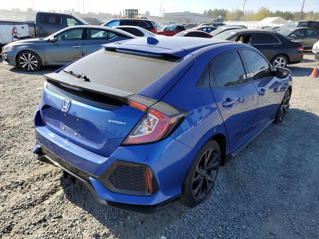 SHHFK7H41HU424433 - 2017 HONDA CIVIC SPOR BLUE photo 4