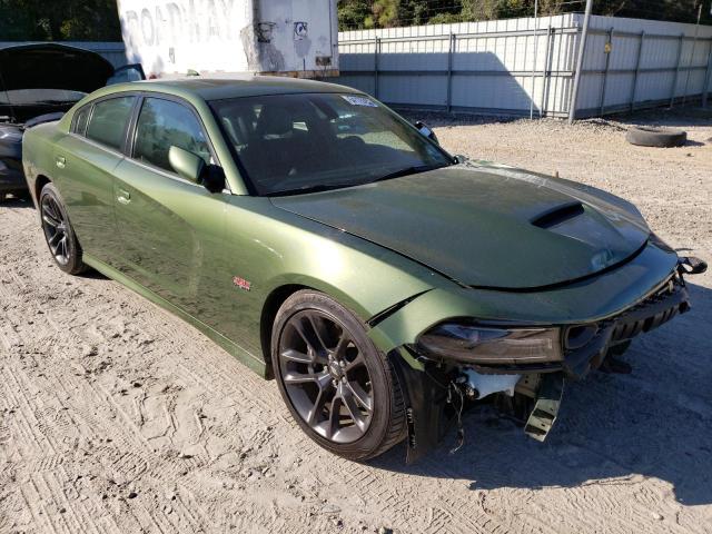 2C3CDXGJ9MH518879 - 2021 DODGE CHARGER SC GREEN photo 1