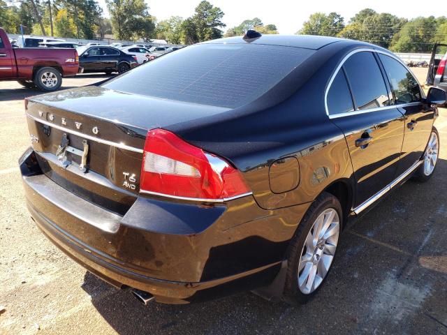 YV1902AH5D1168783 - 2013 VOLVO S80 T6 BROWN photo 4