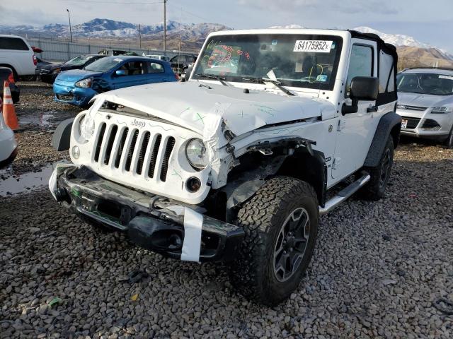 1C4AJWAG4FL648979 - 2015 JEEP WRANGLER S WHITE photo 2