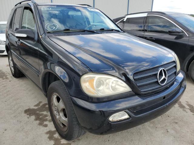 4JGAB54E12A371209 - 2002 MERCEDES-BENZ ML 320 BLACK photo 1