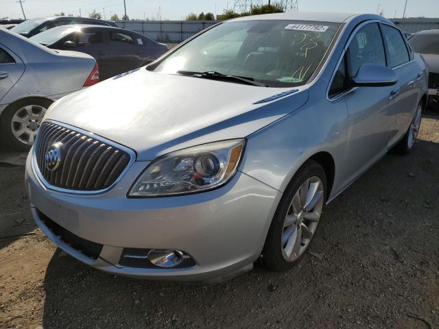 1G4PP5SK1D4117277 - 2013 BUICK VERANO SILVER photo 2