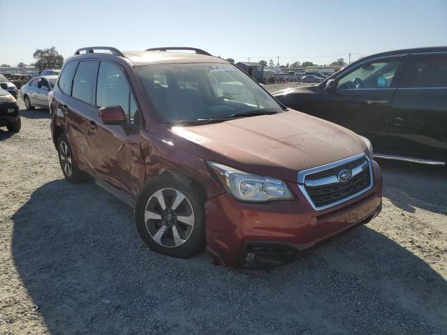 JF2SJAGC6JH586946 - 2018 SUBARU FORESTER 2 BURGUNDY photo 1