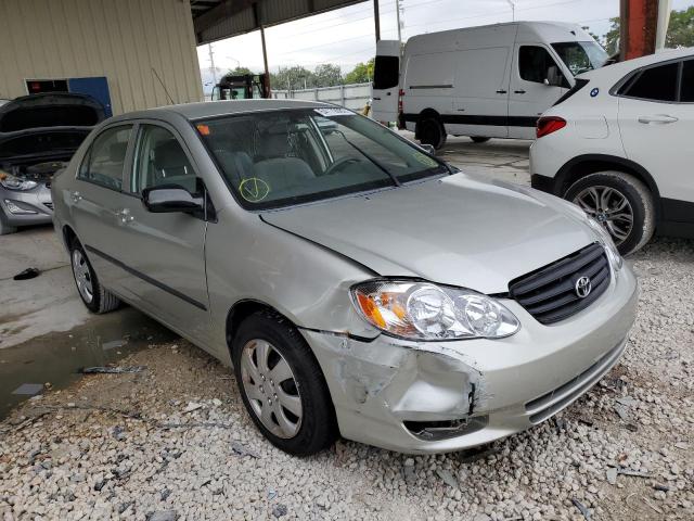 JTDBR32E632005267 - 2003 TOYOTA COROLLA CE SILVER photo 1