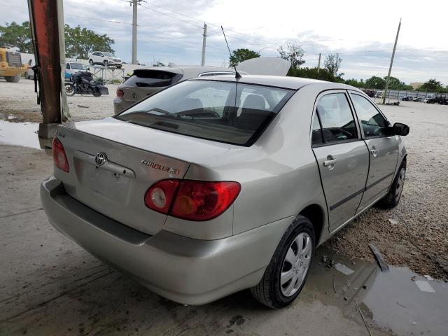 JTDBR32E632005267 - 2003 TOYOTA COROLLA CE SILVER photo 4