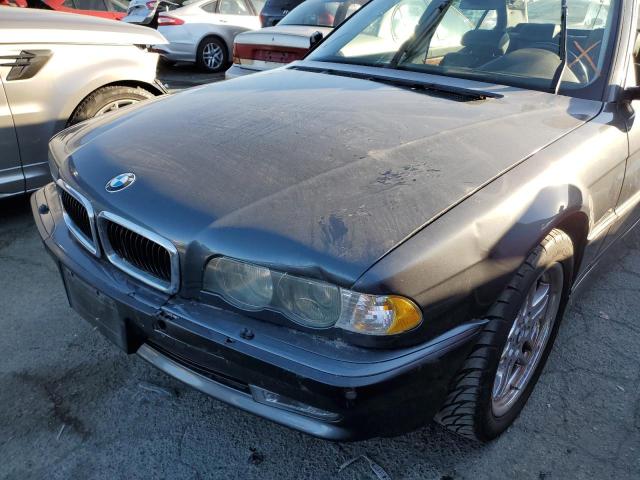 WBAGH83471DP27468 - 2001 BMW 7 SERIES GRAY photo 9