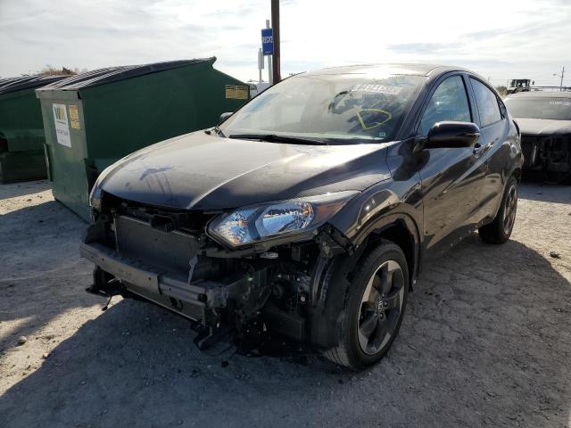 3CZRU6H58JG703075 - 2018 HONDA HR-V EX BLACK photo 2