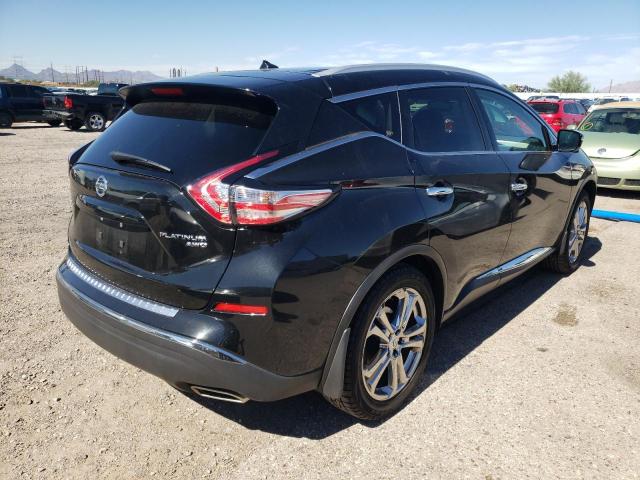 5N1AZ2MH9FN251161 - 2015 NISSAN MURANO BLACK photo 4