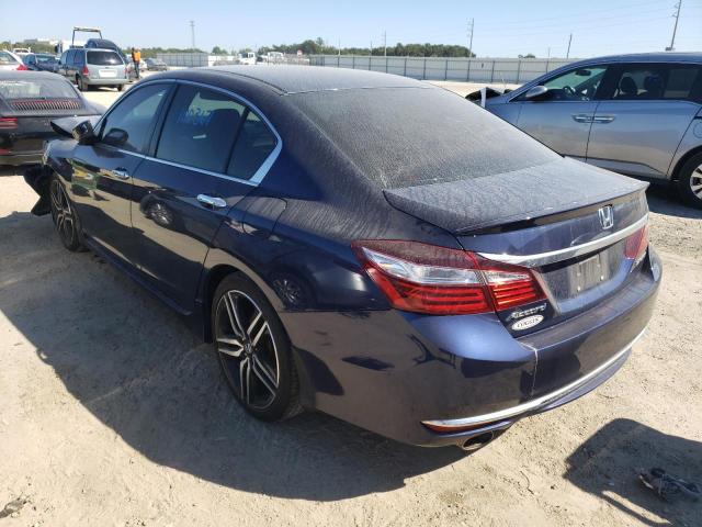 1HGCR2F55HA234157 - 2017 HONDA ACCORD SPO BLUE photo 3