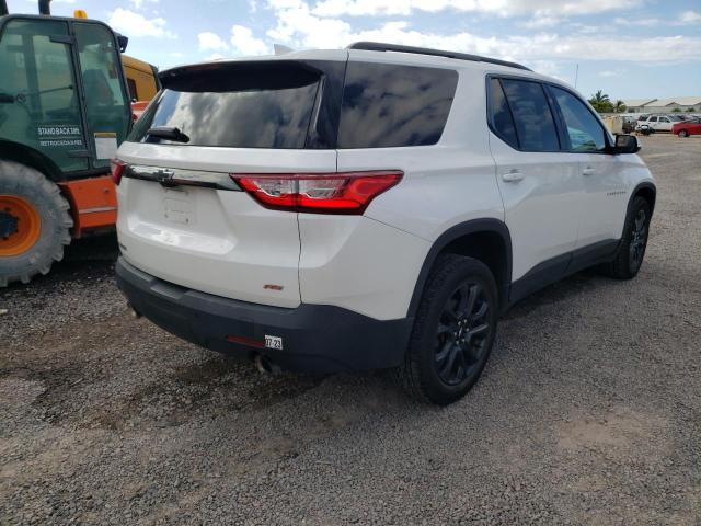 1GNERJKX0JJ164783 - 2018 CHEVROLET TRAVERSE R WHITE photo 4