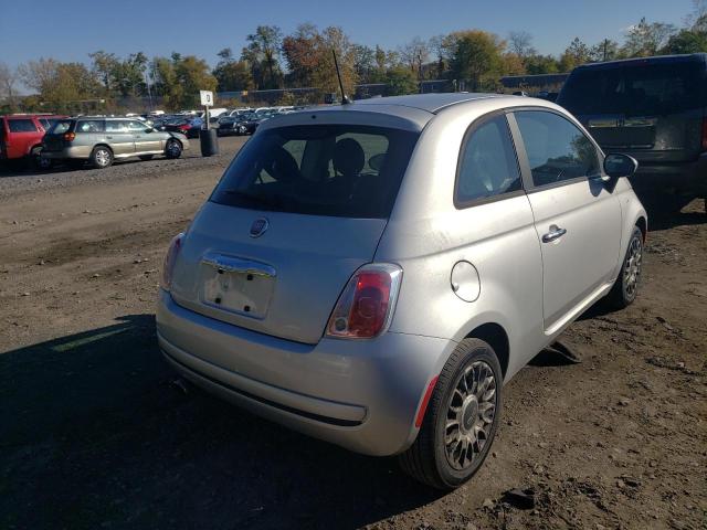 3C3CFFAR3CT254275 - 2012 FIAT 500 SILVER photo 4