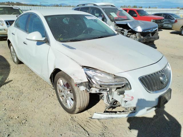 2G4GS5ER2D9235262 - 2013 BUICK REGAL PREM WHITE photo 1