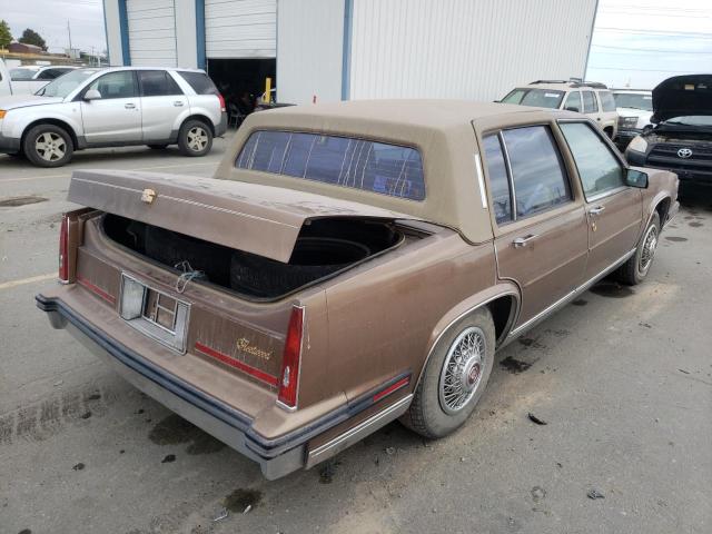 1G6CB6988F4251680 - 1985 CADILLAC FLEETWOOD BROWN photo 4