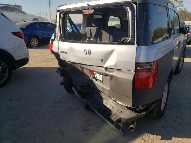 5J6YH18543L001134 - 2003 HONDA ELEMENT EX SILVER photo 9