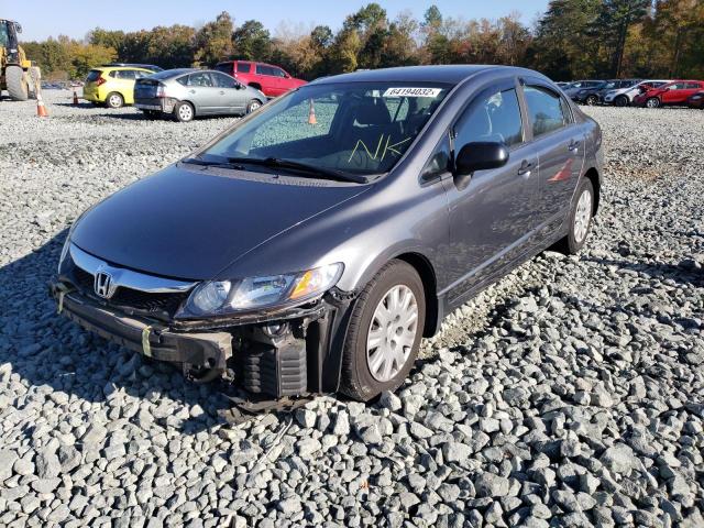 19XFA1F32AE026493 - 2010 HONDA CIVIC VP GRAY photo 2