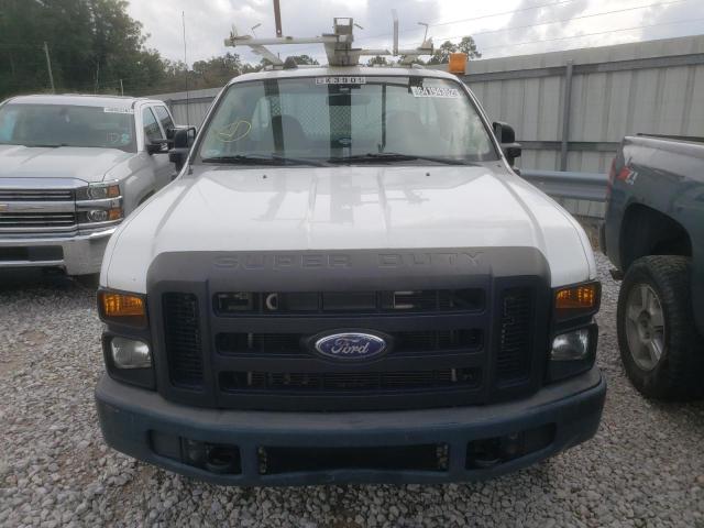 1FDWF30548EC54827 - 2008 FORD F350 SRW S WHITE photo 9