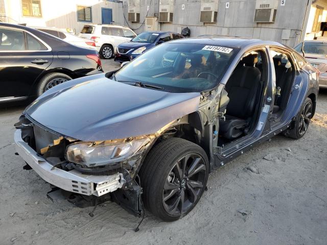 2HGFC2F86MH508342 - 2021 HONDA CIVIC SPOR GRAY photo 1