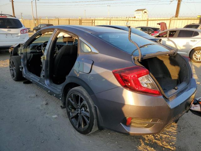 2HGFC2F86MH508342 - 2021 HONDA CIVIC SPOR GRAY photo 2