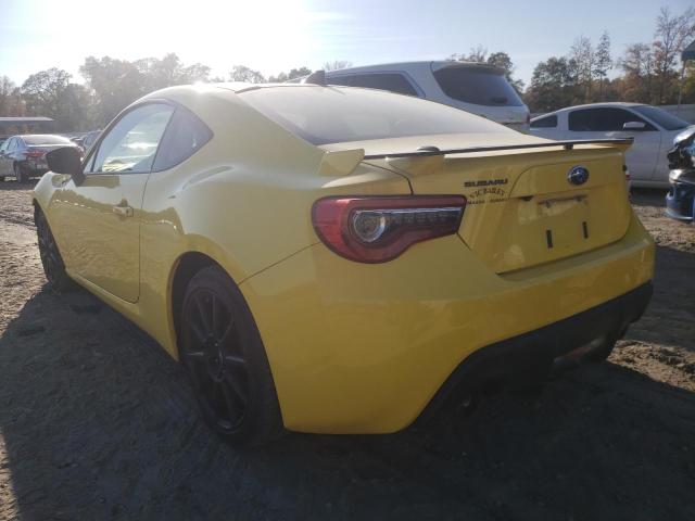 JF1ZCAC19H9601199 - 2017 SUBARU BRZ 2.0 LI YELLOW photo 3