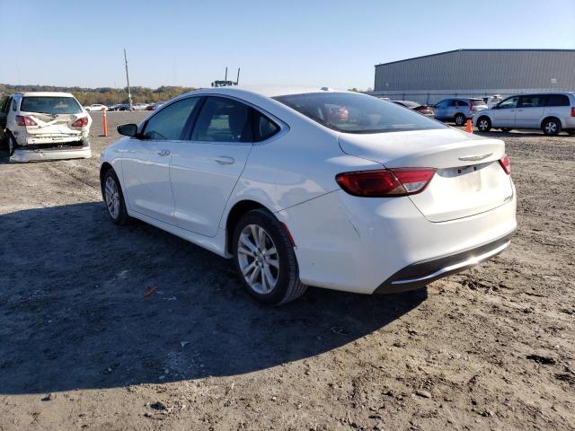 1C3CCCAB1FN685213 - 2015 CHRYSLER 200 LIMITE WHITE photo 3