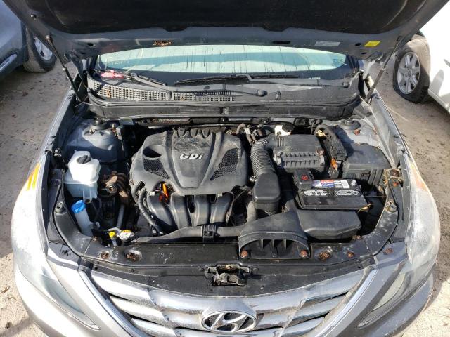 5NPEC4AC2DH699282 - 2013 HYUNDAI SONATA SE GRAY photo 7