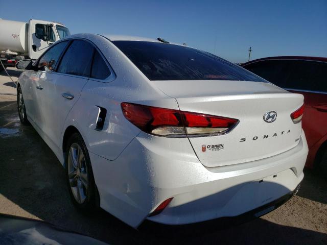 5NPE34AF9KH804603 - 2019 HYUNDAI SONATA LIM WHITE photo 3