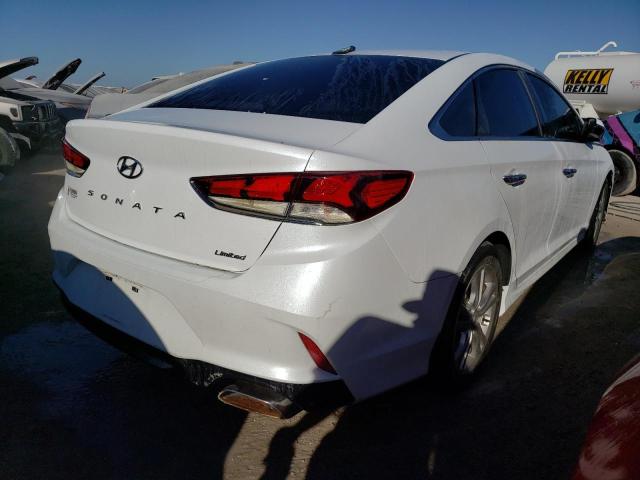 5NPE34AF9KH804603 - 2019 HYUNDAI SONATA LIM WHITE photo 4