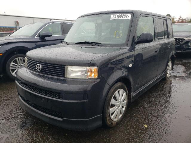 JTLKT324250194477 - 2005 TOYOTA SCION XB შავი ფოტო 2