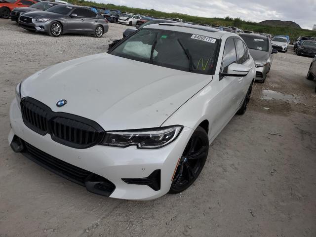 3MW5R1J0XM8B51095 - 2021 BMW 330I WHITE photo 2