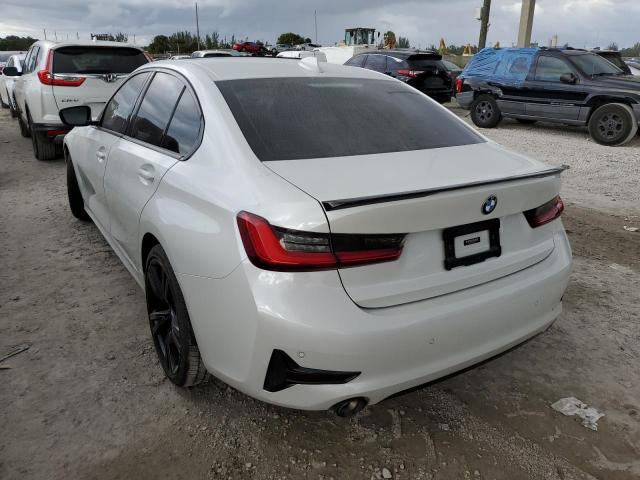 3MW5R1J0XM8B51095 - 2021 BMW 330I WHITE photo 3