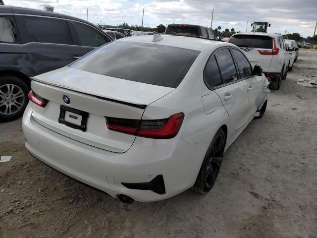 3MW5R1J0XM8B51095 - 2021 BMW 330I WHITE photo 4