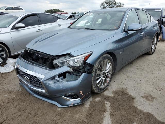 JN1EV7AP0LM207161 - 2020 INFINITI Q50 PURE BLUE photo 2