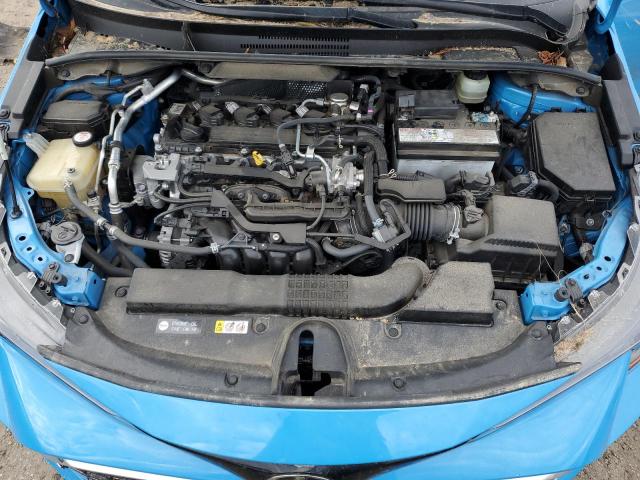 JTNK4RBE1K3011161 - 2019 TOYOTA COROLLA SE BLUE photo 7