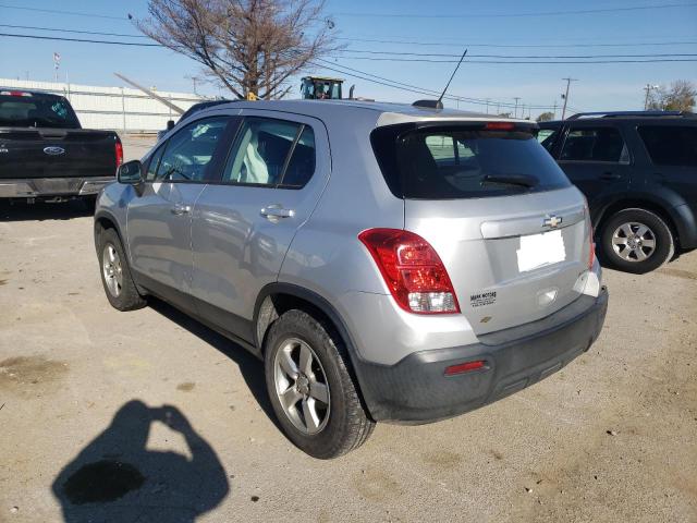 KL7CJPSB4FB****** - 2015 CHEVROLET TRAX 1LS SILVER photo 3