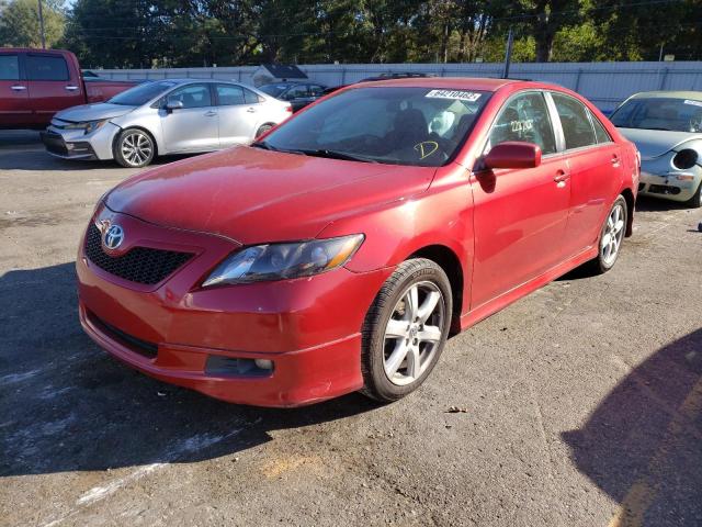 4T1BE46K48U224768 - 2008 TOYOTA CAMRY CE RED photo 2