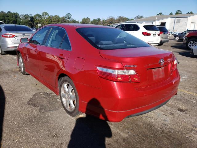 4T1BE46K48U224768 - 2008 TOYOTA CAMRY CE RED photo 3