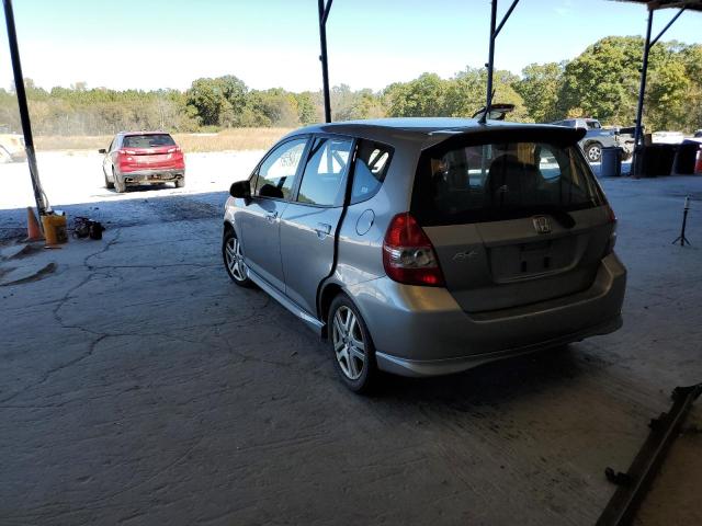 JHMGD38667S067583 - 2007 HONDA FIT S GRAY photo 3