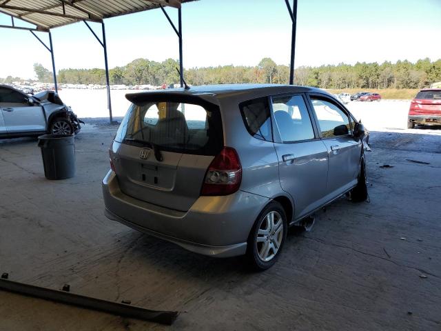 JHMGD38667S067583 - 2007 HONDA FIT S 灰色 照片 4