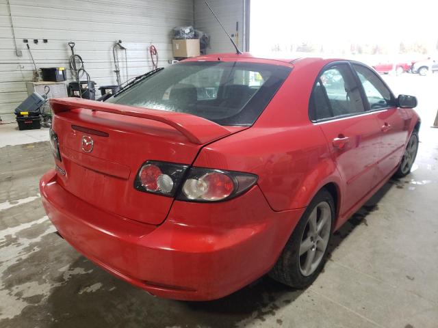 1YVHP84C485M29118 - 2008 MAZDA 6 I RED photo 4