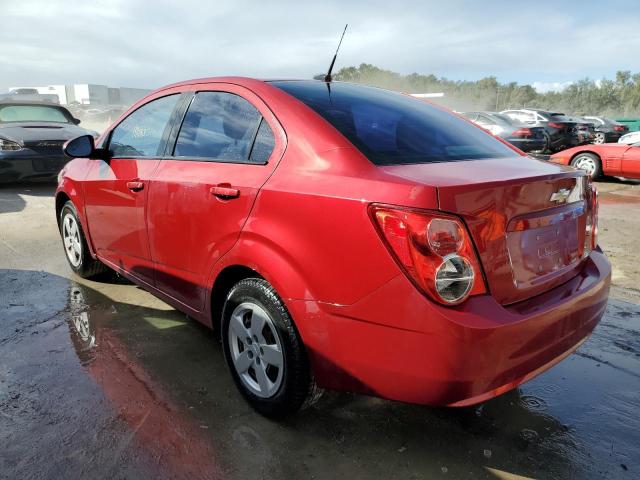 1G1JA5SH5E4161938 - 2014 CHEVROLET SONIC LS RED photo 3