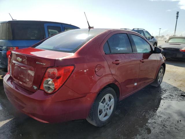1G1JA5SH5E4161938 - 2014 CHEVROLET SONIC LS RED photo 4