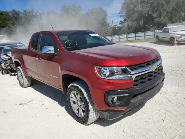1GCHSCEN0M1292736 - 2021 CHEVROLET COLORADO L RED photo 1