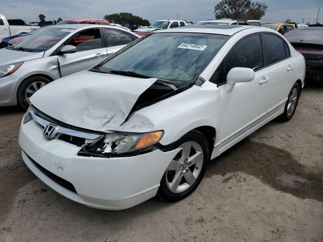 1HGFA16988L072627 - 2008 HONDA CIVIC EXL أبيض صورة 2