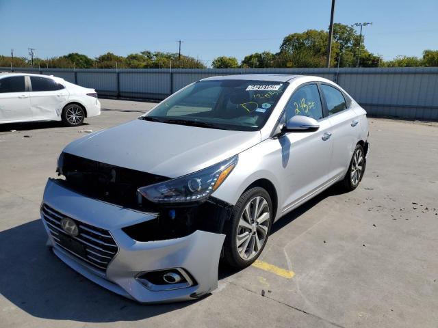 3KPC34A62ME128753 - 2021 HYUNDAI ACCENT LIM SILVER photo 2