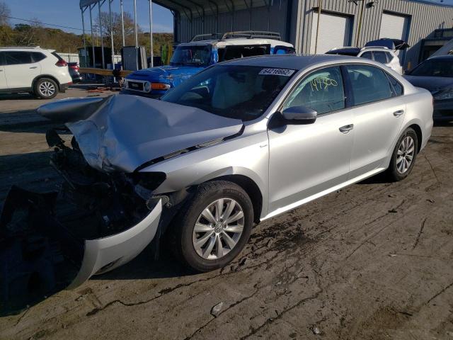 1VWAS7A36FC015347 - 2015 VOLKSWAGEN PASSAT S SILVER photo 2