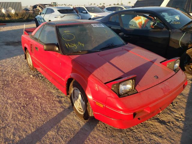 JT2AW15J4H0120818 - 1987 TOYOTA MR2 T-BAR RED photo 1