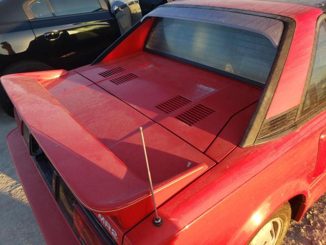 JT2AW15J4H0120818 - 1987 TOYOTA MR2 T-BAR RED photo 6