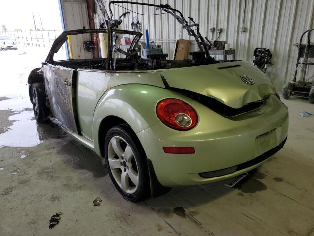 3VWSF31YX7M422018 - 2007 VOLKSWAGEN NEW BEETLE 绿色 照片 3